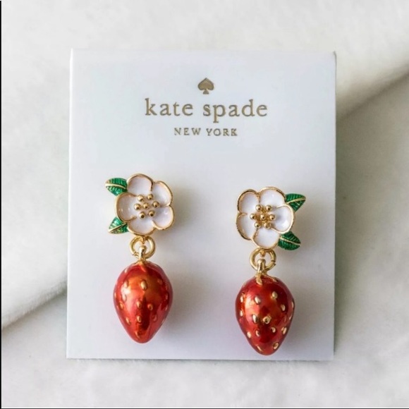 kate spade Jewelry Kate Spade Picnic Perfect Strawberry Set Poshmark